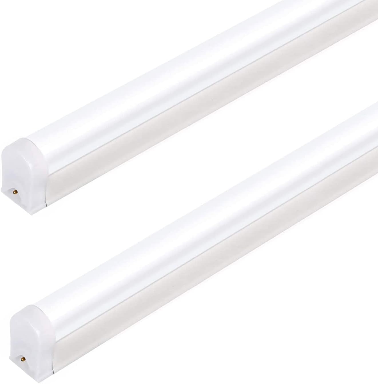 LED Shop Light 4FT, T5 Integrated Single Fixture, 22W, 2200lm, 6500K Super  Bright White, Linkable Shop Light, Utility Shop Lights, Corded Electric ..., image size:1322x1344