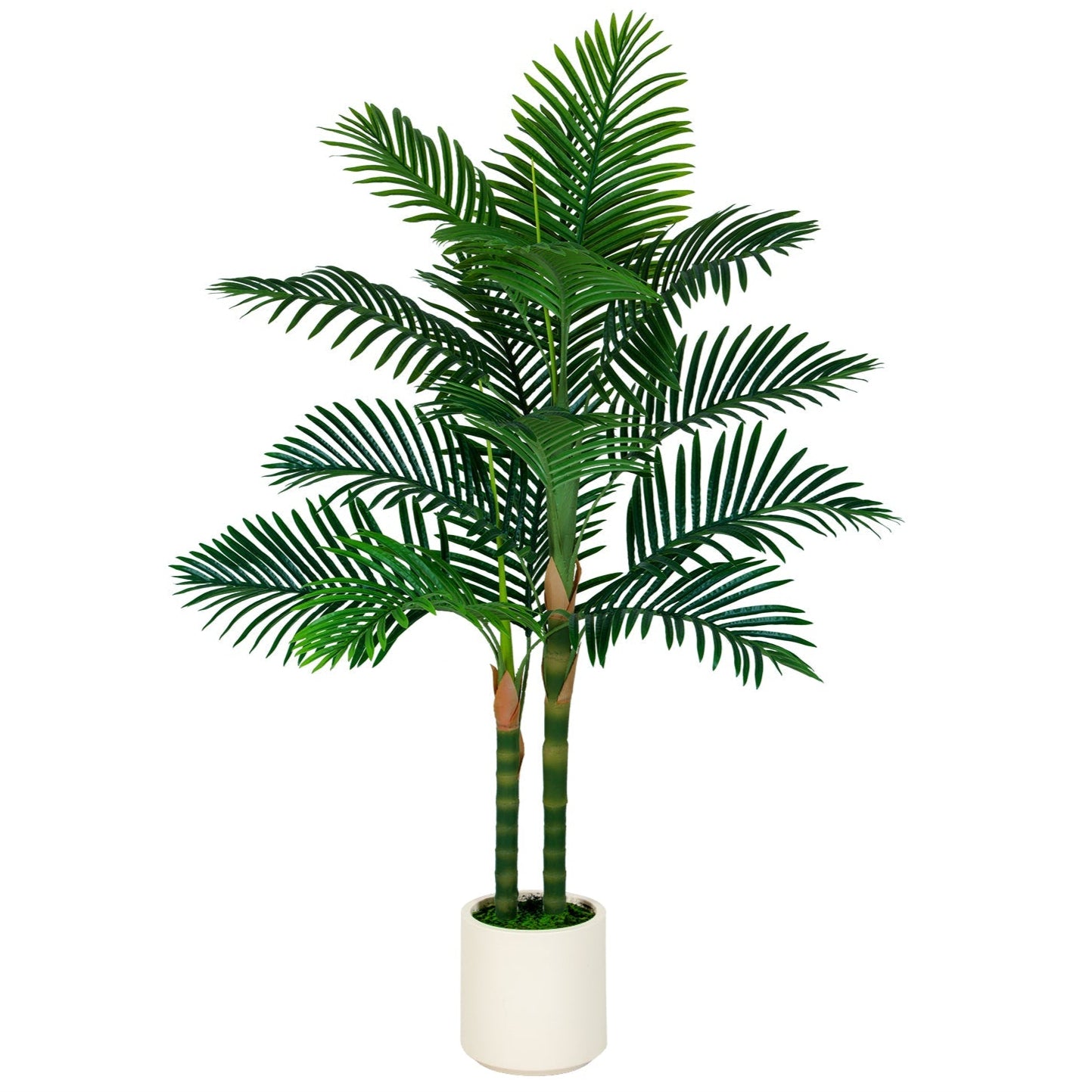 areca palm 5ft VIVATREES 5FT 6FT Areca Palm Artificial Golden Cane Palm Tree Butterfl – Hykolity