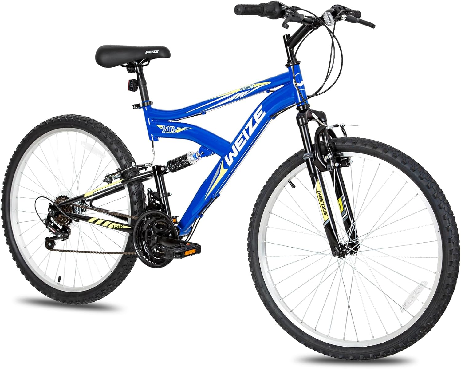 Weize Mountain Bike, 26 Inch Outdoor Cycling MTB Bike 18 Speed