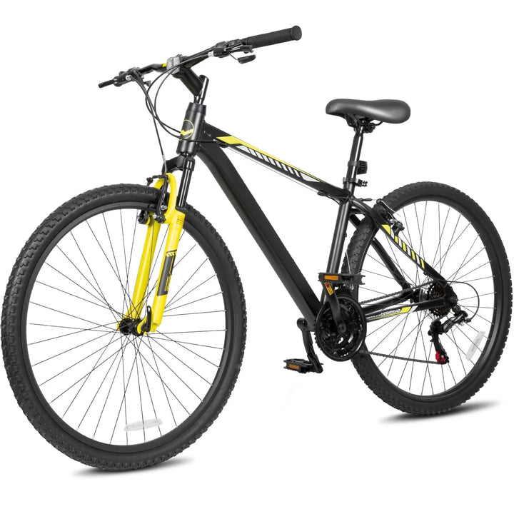 Hykolity 29 inch Hardtail Mountain Bike, 21-Speed Trigger Shifter Outdoor Cycling Bike, Aluminum Frame for Men and Women, MTB Bicycle with Suspension