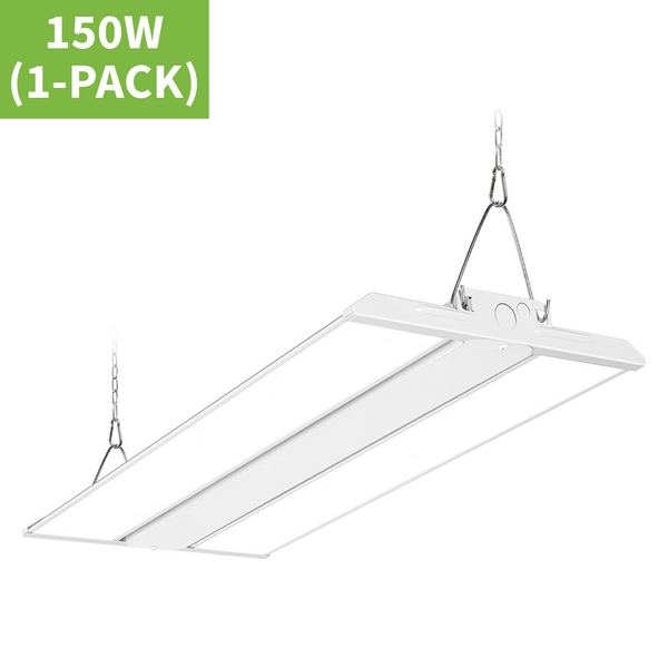 Leo Series 150W LED Linear High Bay Light, 19500LM, 120-277V, 5000K, Dimmable, UL Listed