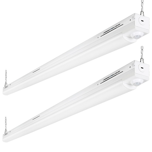 UT Series 8FT 90W LED Shop Light with Motion Sensor, Bluetooth Control, 4CCT, 130LM/W, Dimmable (2-PACK)
