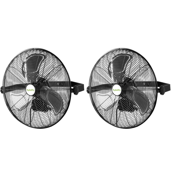hykolity 5400 CFM 20 in. Outdoor Wall Mount Fan, 3-Speed Industrial Grade High Velocity Outdoor Fans, Waterproof Wall Fan for Patio, Garage, Commercial, and Gazebo - UL Listed, 2 Pack