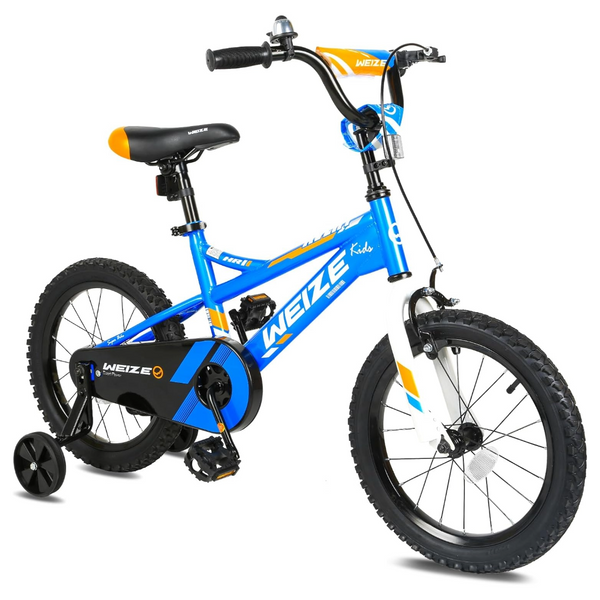 Kids Bike, 16 Inch Children Bicycle for Boys Girls Ages 4-6 Years Old, Rider Height 38-48 Inch, Coaster Brake (Blue)