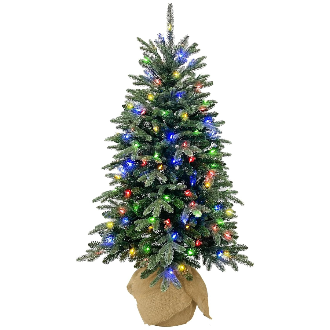 Hykolity 4' Prelit Christmas Tree with LED Lights