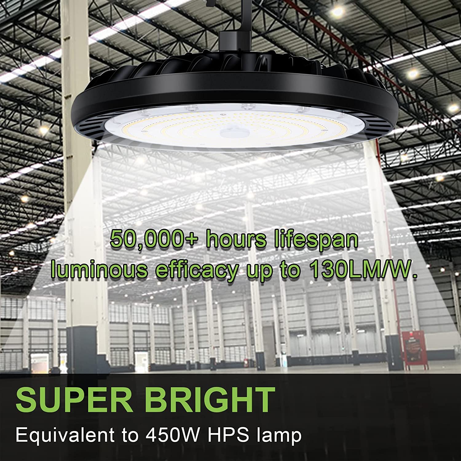 CLEARANCE Elite Series LED High Bay Light, 5000K, Dimmable, 50K Hour Hykolity