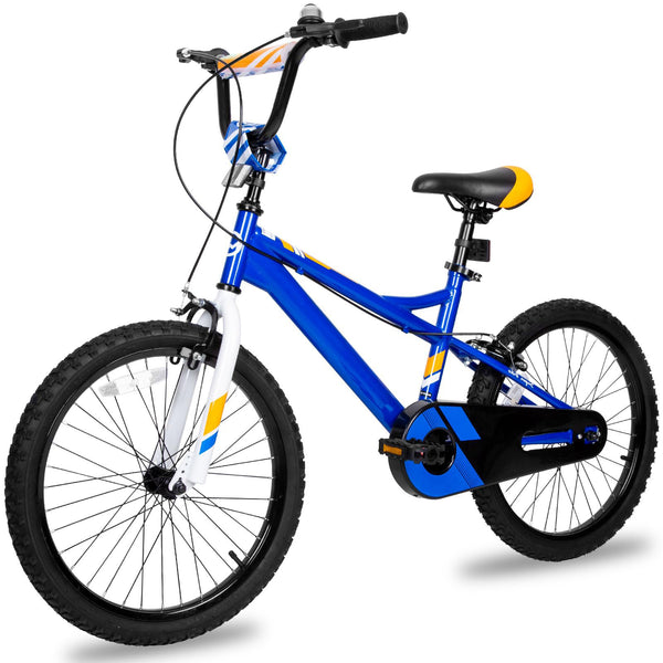 hykolity 20 inch Kids Bike Children Bicycle for Boy 7-13 Years Old Cycling Kiddo Height 48-62 inch Coaster Brakes Blue