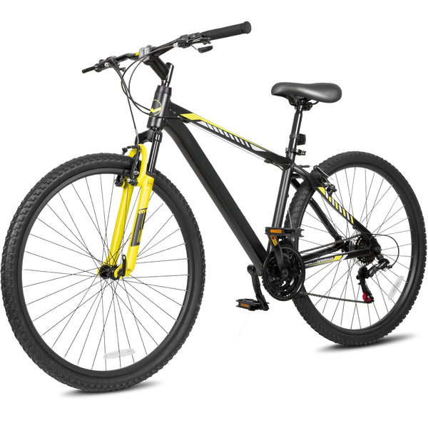 Hykolity 29 inch Mountain Bike 29r MTB Sport Bicycle Large Bike Full Suspension Lightweight Outdoor Cycling for Adult Men Woman - Sooty Gray