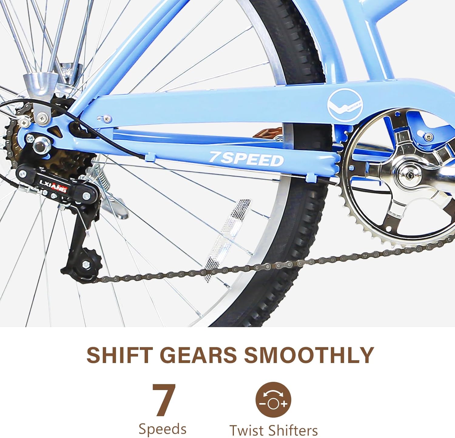 べろシティ 52 Tooth Hub-Mount Gear (MOD 0.8, 4mm Thick Acetal) - ServoCity®