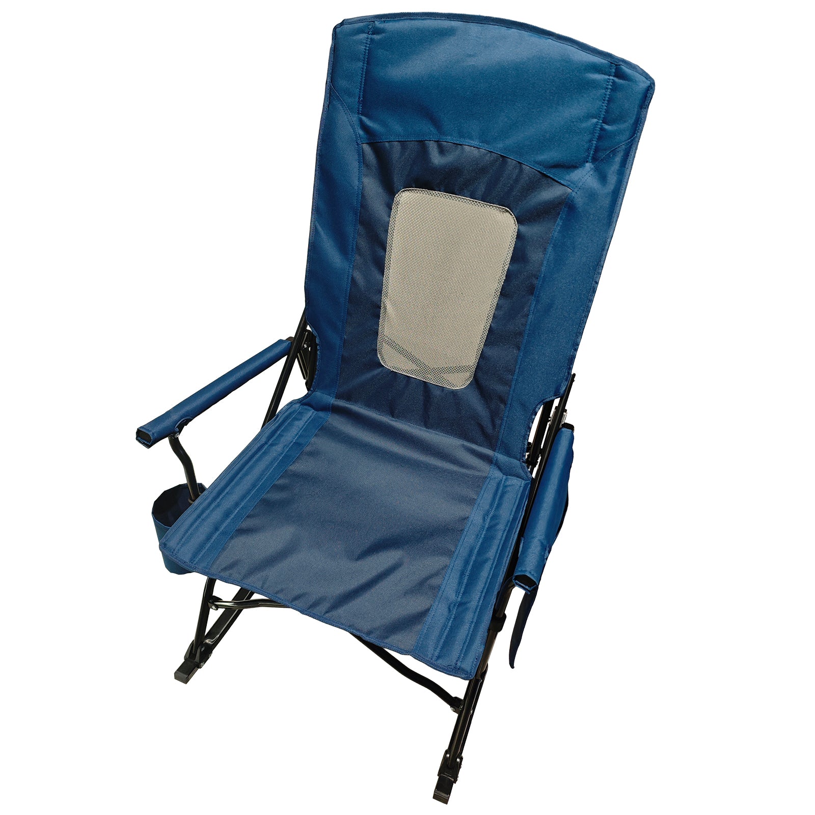 SUNSPIRE 2-Pack Oversized Folding Rocking Camping Chairs, Portable Out ...