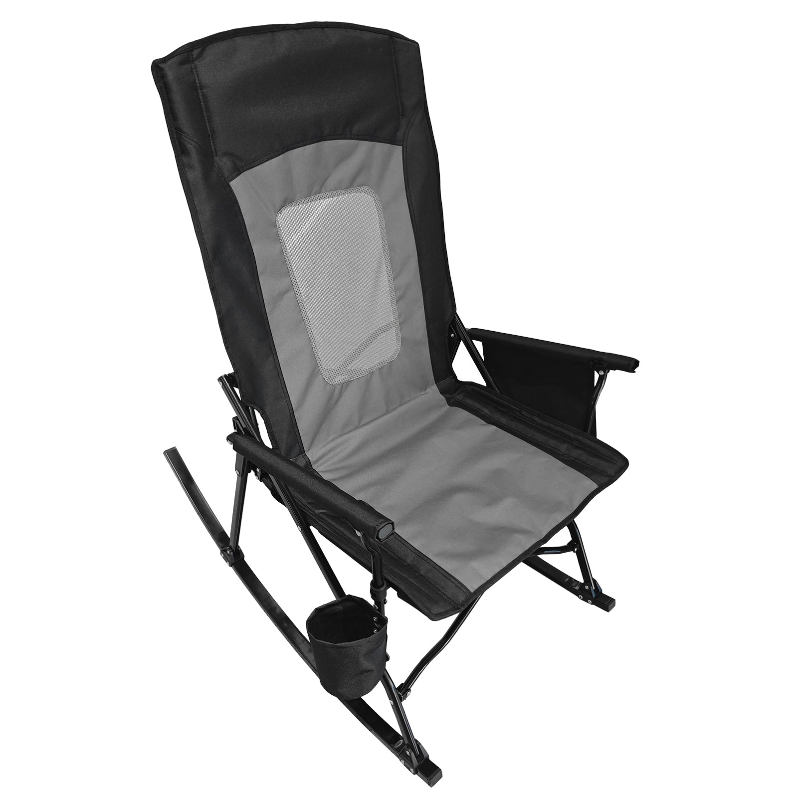 SUNSPIRE 2-Pack Oversized Folding Rocking Camping Chairs, Portable Out ...