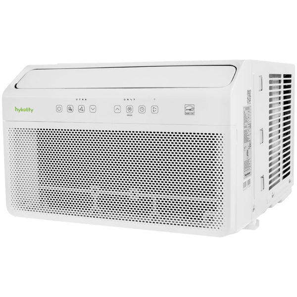 HYKOLITY Energy Star 8,000 BTU Window Mounted Inverter Air Conditioner with Quiet, High Efficiency Operation and Remote, Window AC Unit for Apartment, Living Room, Medium Rooms up to 350-Sq.Ft.