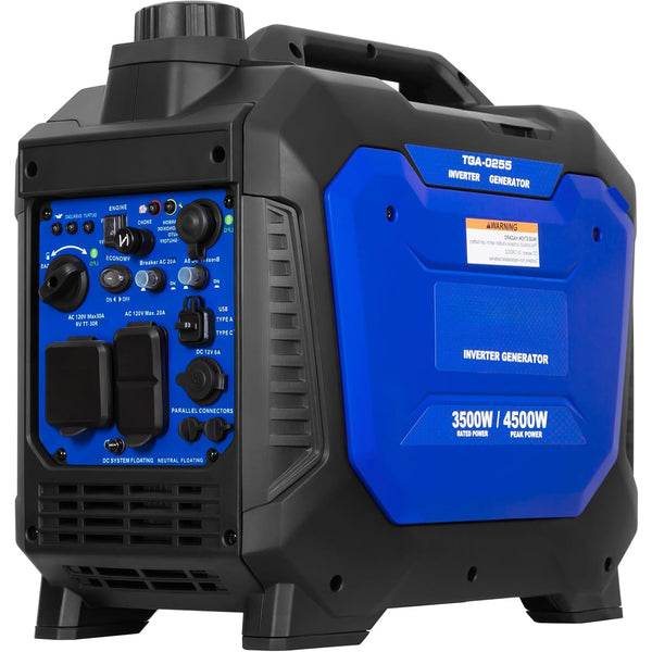 HYKOLITY 4500W Dual Fuel Inverter Generator, RV Outlet, Quiet, CO Detect, Parallel Ready