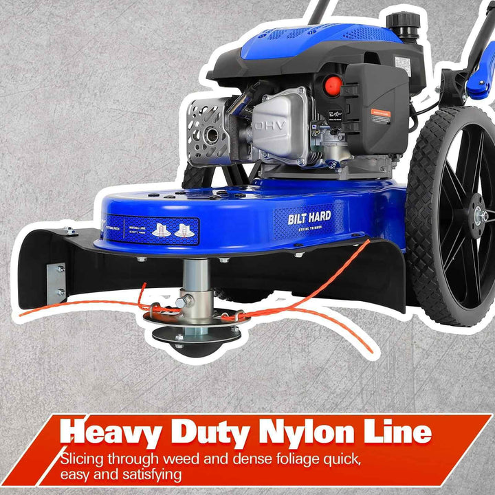 String Mower Dig ANLIBATT Walk Behind String Mower 22 inch Gas Grass Trimmer 170cc 4-Cy ...