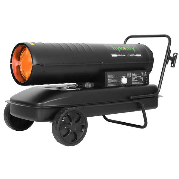 Portable Kerosene Space Heater 215000 BTU Adjustable Forced Air Torpedo Heaters with Adjustable Thermostat