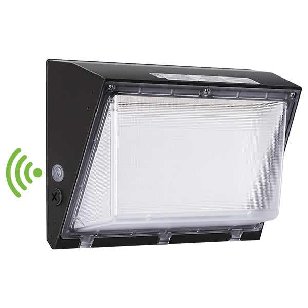 Guard Series 120W LED Wall Pack Light with Dusk-to-Dawn Sensor, 16200LM 5000K, Dimmable, 100-277V