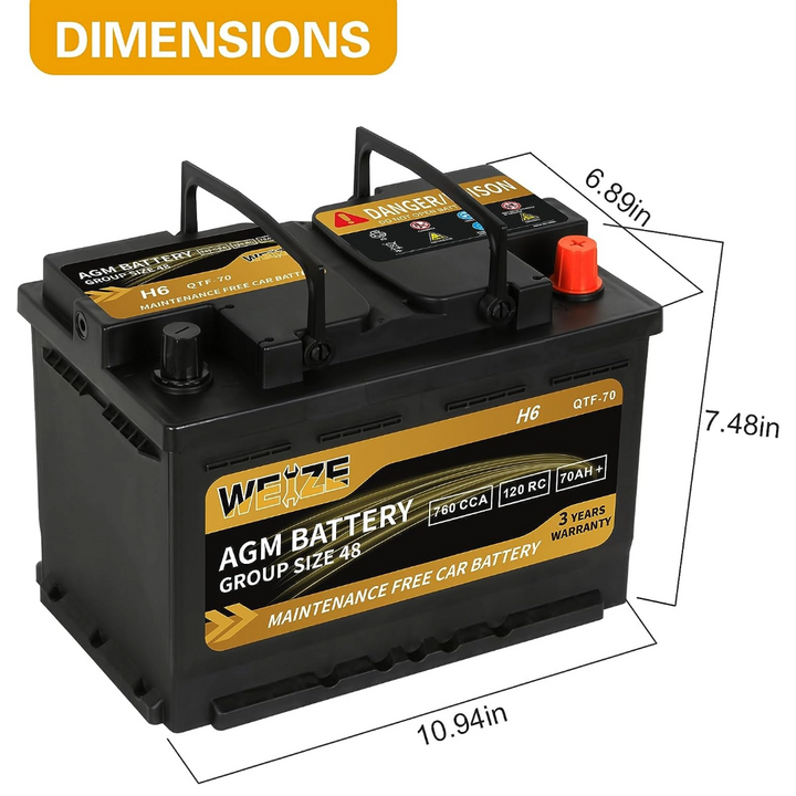 Agm h6 deals battery