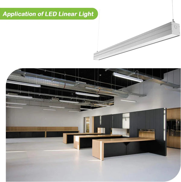 Linkable Led Linear WING Series 4FT 40W Linkable LED Linear Light, 3000K/4000K/5000K Selec ...