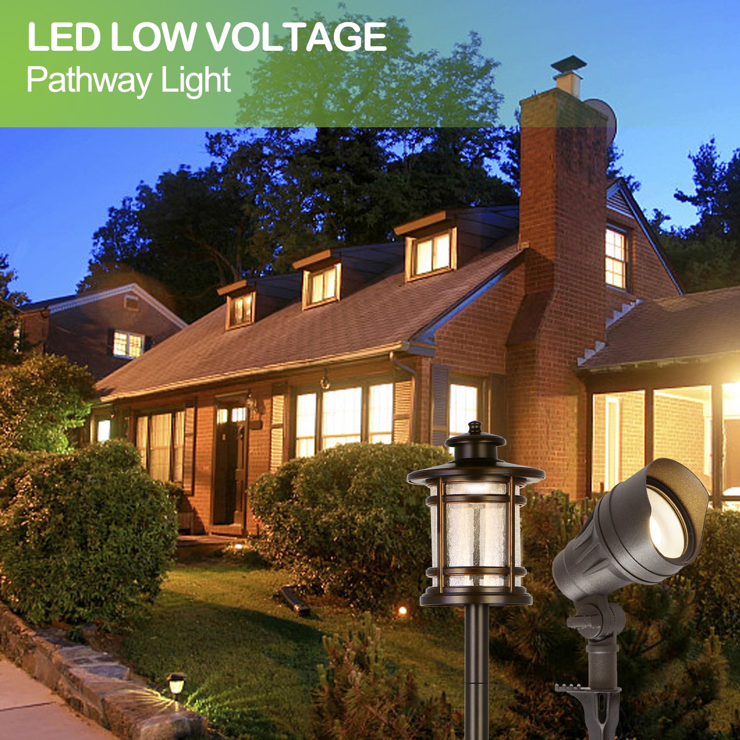 Pack Low Voltage LED Landscape Kits, 12V Pathway Flood Light Kits, –  Hykolity